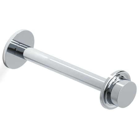 Colonial Bronze 11" Garment Rod with 1-1/4" Mounting Flange Polished Chrome